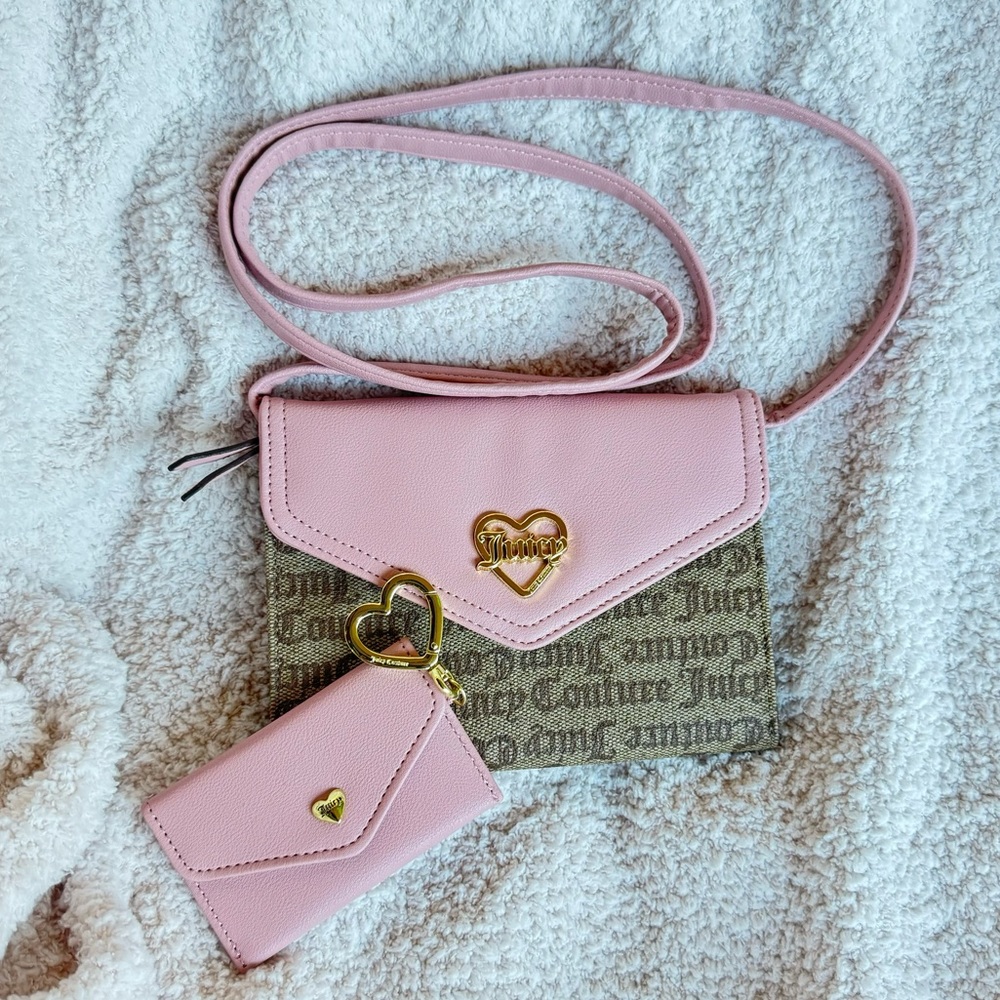 Juicy Couture Crossbody Purse with coin/card Pouch